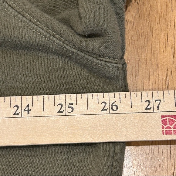 The North Face Military Olive Green Hoodie Sweatshirt XL - Picture 8 of 9
